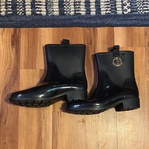 Guess Black Rain Boots